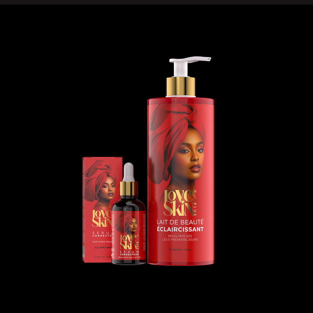 Routine express Love Skin Plus – soins visage et corps pour un teint lumineux et uniforme, promo Black Friday Cosmétiques & Fragrances